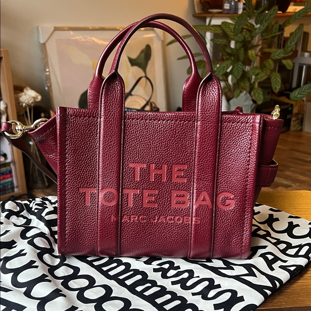 Marc Jacobs Deep Red Tote Bag